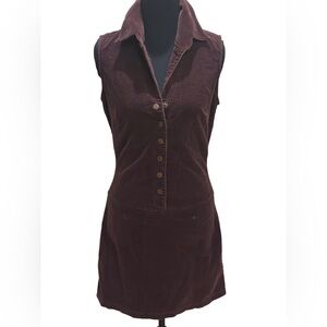 Hot Kiss Corduroy Sleeveless Dress